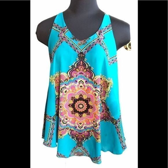 Tyche Medallion Print Top - Picture 3 of 7